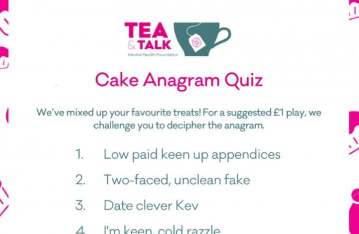 Tea & Talk anagram