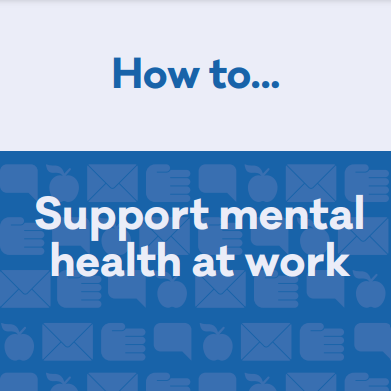 How to support mental health at work