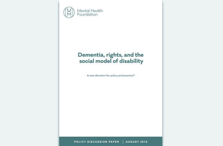 Dementia, rights and the social model of disability cover