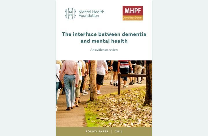 The interface between dementia and mental health cover