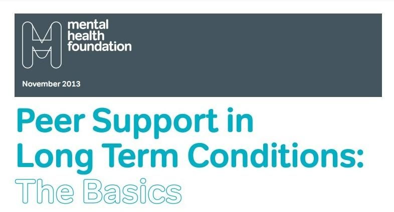 Peer Support in Long Term Conditions: The Basics cover