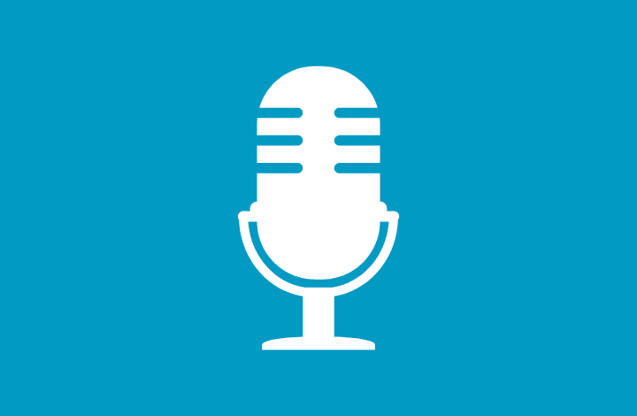 Podcast microphone graphic