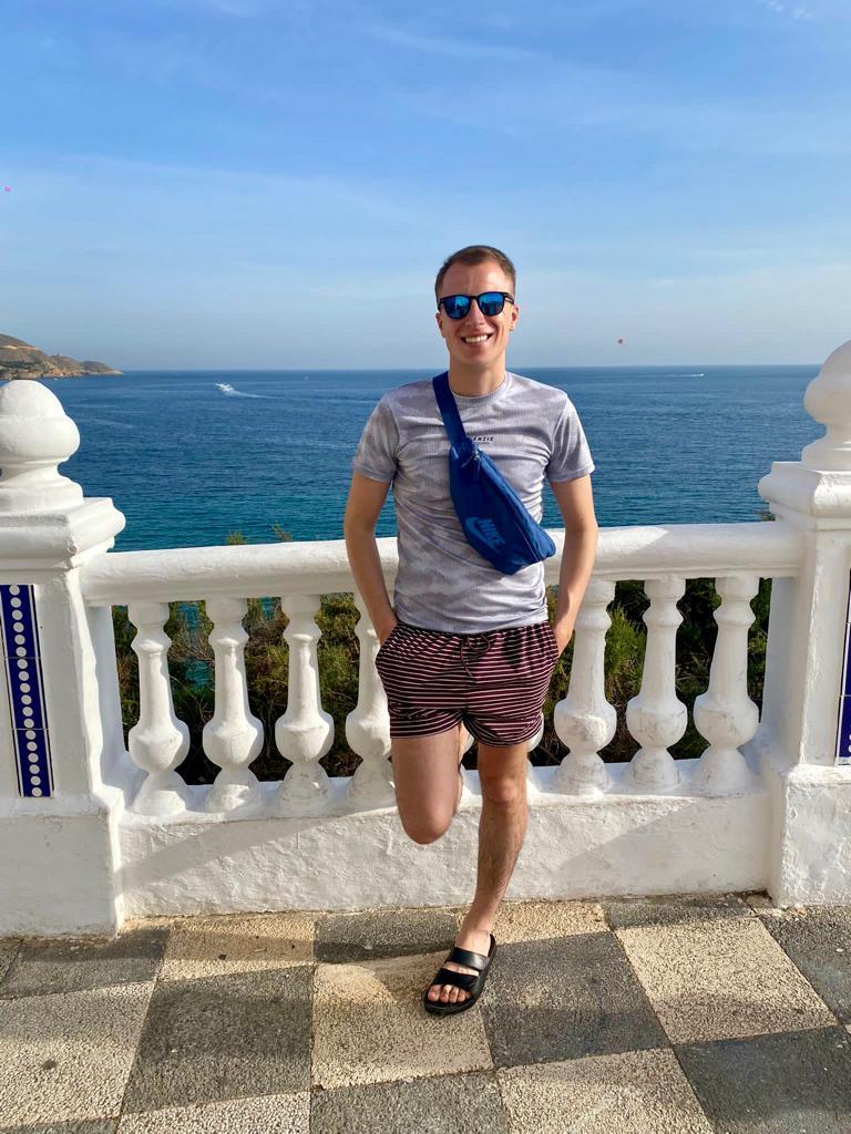 Photo of James on holiday