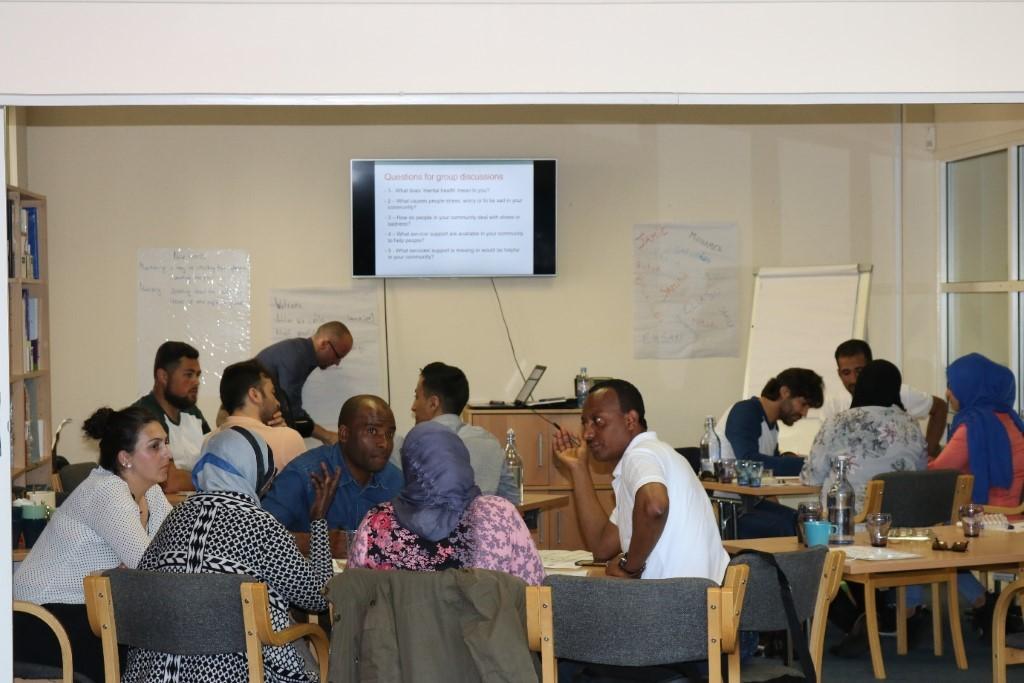 Photo taken during the Refugee Health Policy and Action Group programme