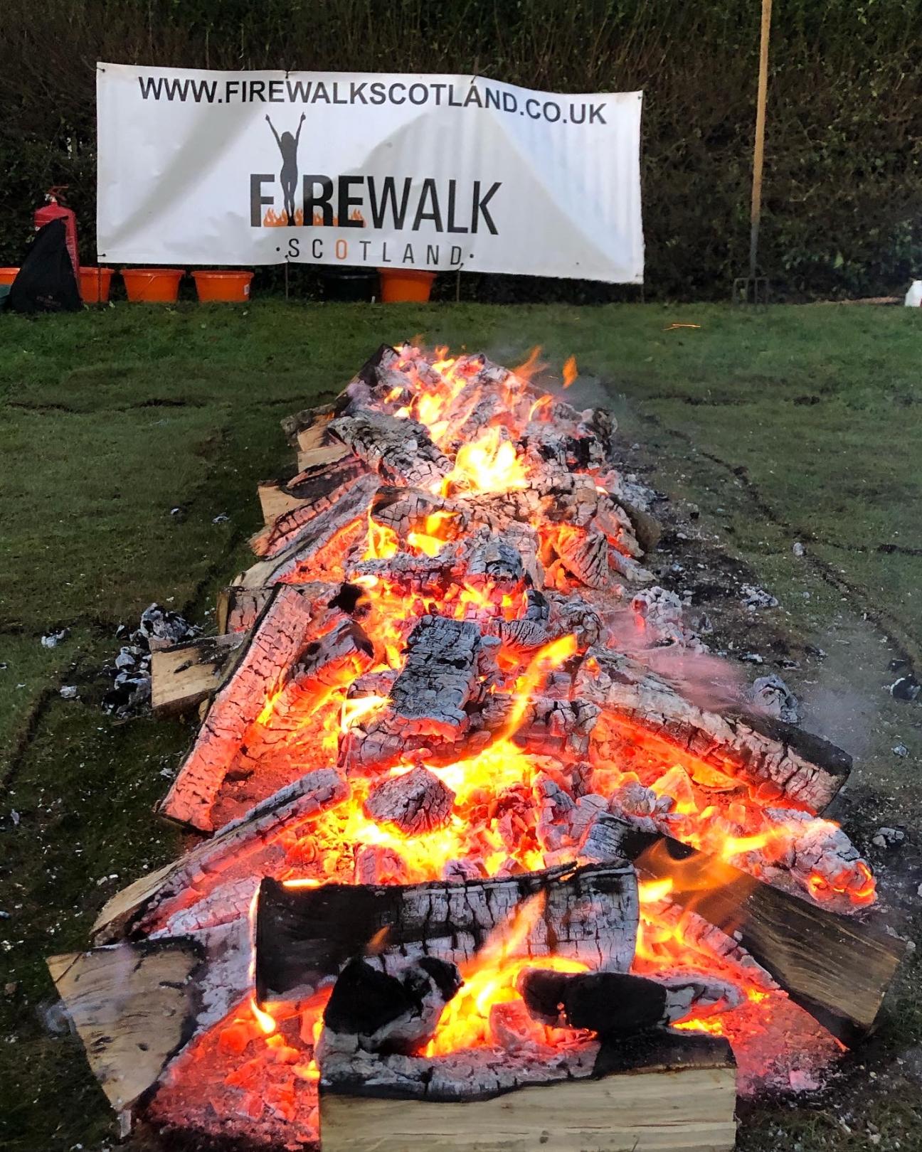Firewalk with banner