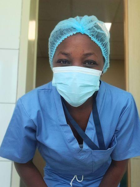 Nurse with PPE