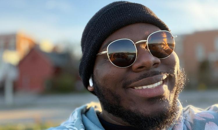 man smiling