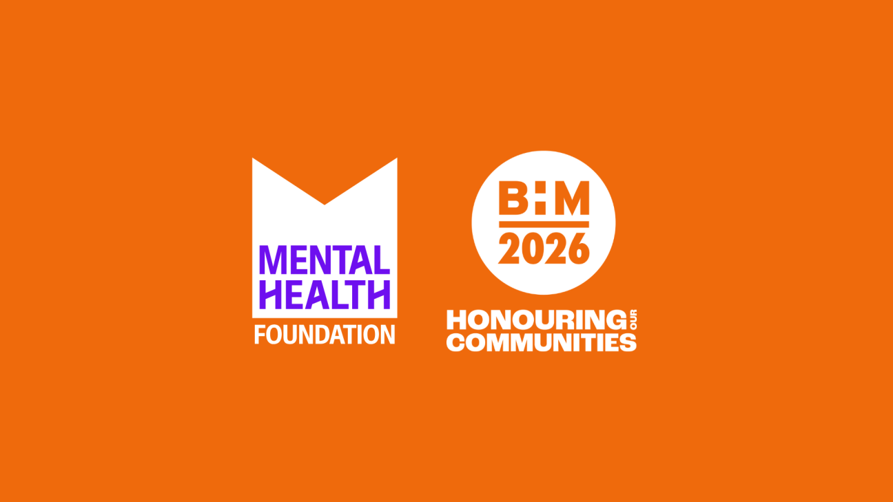 Mental Health foundation logo next to the Black History Month UK logo