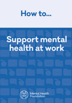 How to support MH at work publication cover