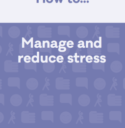 How to reduce stress publication cover