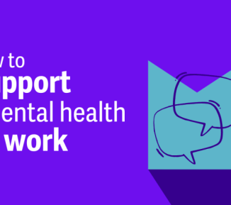 Support your mental health at work cover