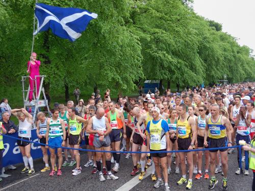 Runners in Scotland