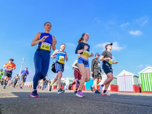 Brighton Half Marathon runners
