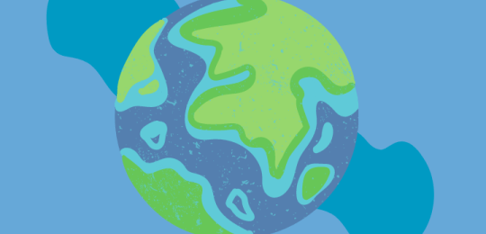 Graphic of the earth