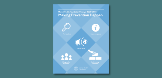 Front cover of the 2020-2025 MHF strategy document