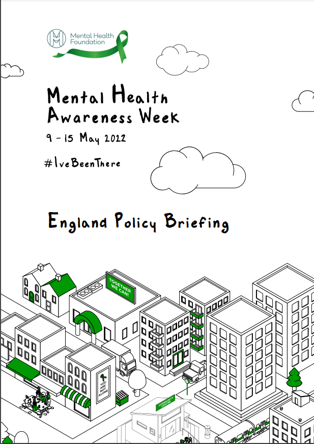 Loneliness and mental health - policy briefing cover