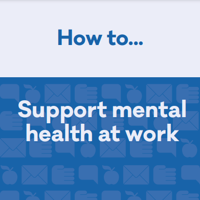 Cover of How to support mental health at work