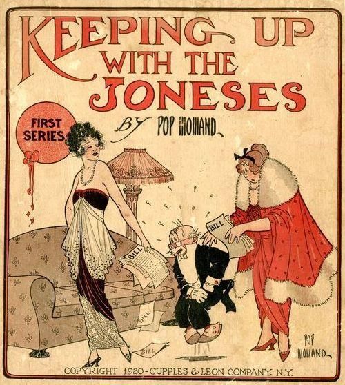 Keeping up with the Joneses comic