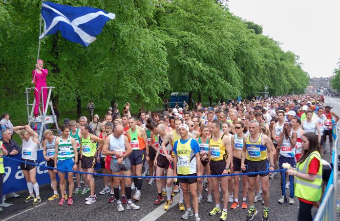 Runners in Scotland