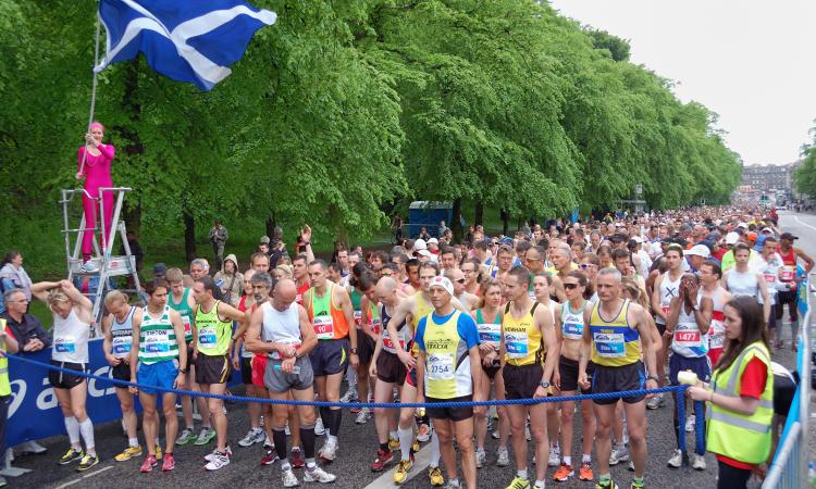 Runners in Scotland