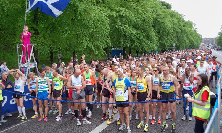 Runners in Scotland