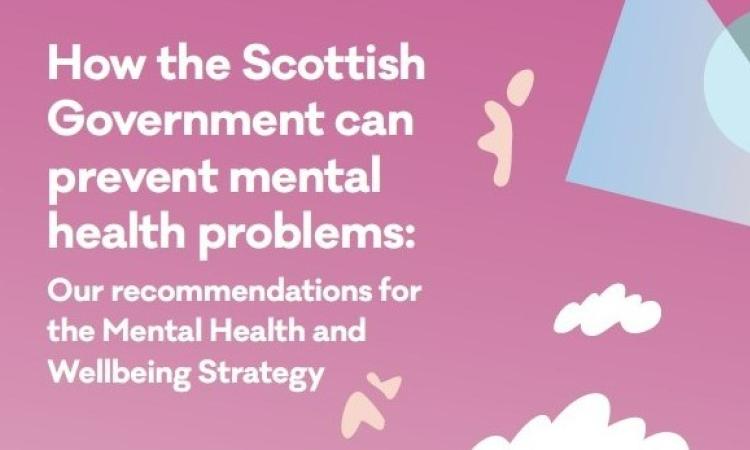 Cover of Scotland Mental Health and Wellbeing Strategy report (cropped)