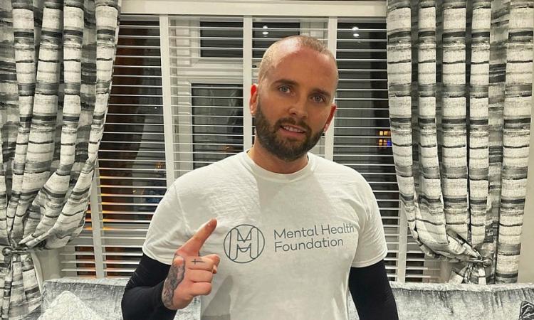 Photo of Taylor in a Mental Health Foundation tshirt