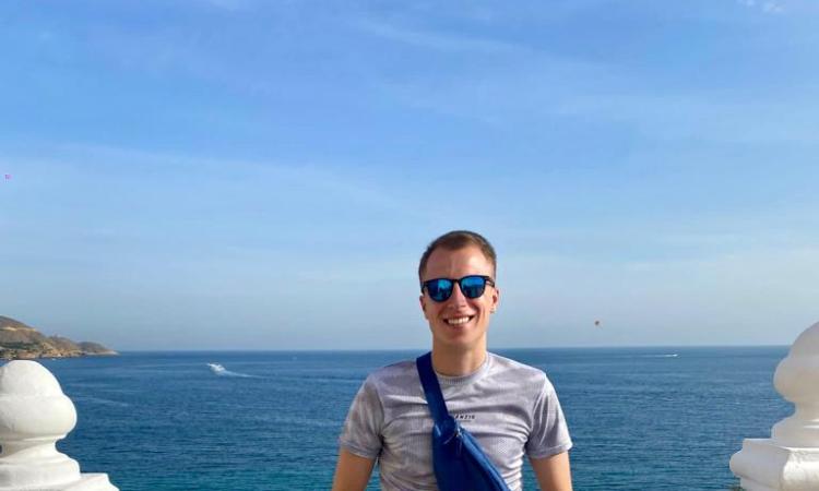 Photo of James on holiday