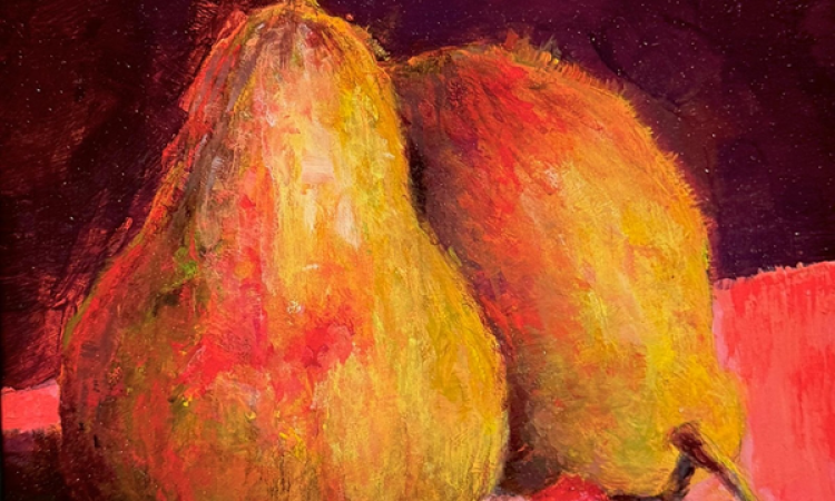 painting of pears