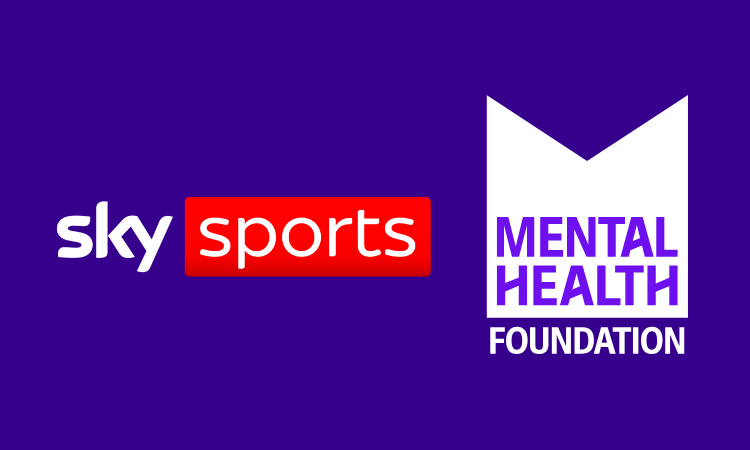 Sky Sports and Mental Health Foundation logos