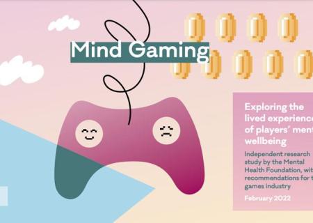 Graphic of video game controller, with the heading 'Mind Gaming'