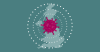 Illustration of COVID virus over the UK