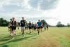 Race to the King showing people running